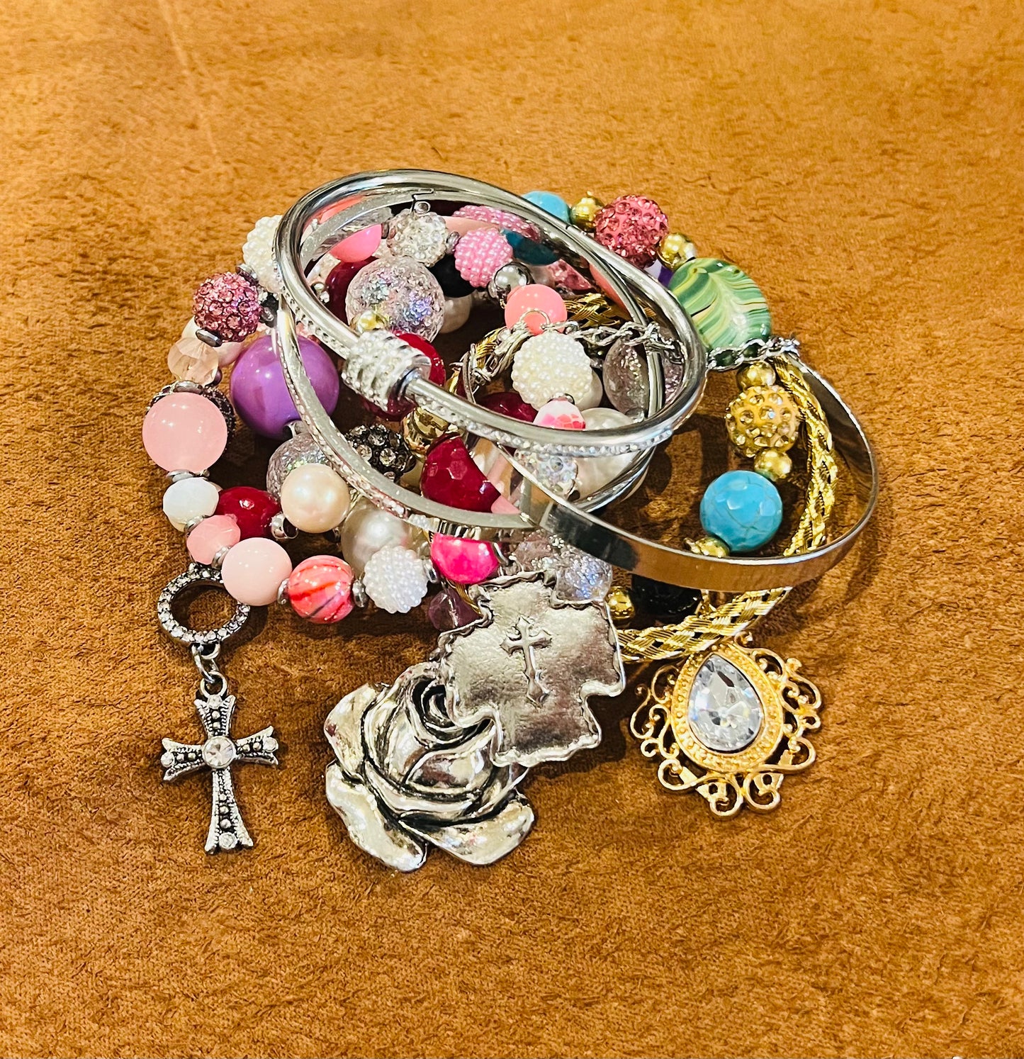 Jaded Stacker Set of 8