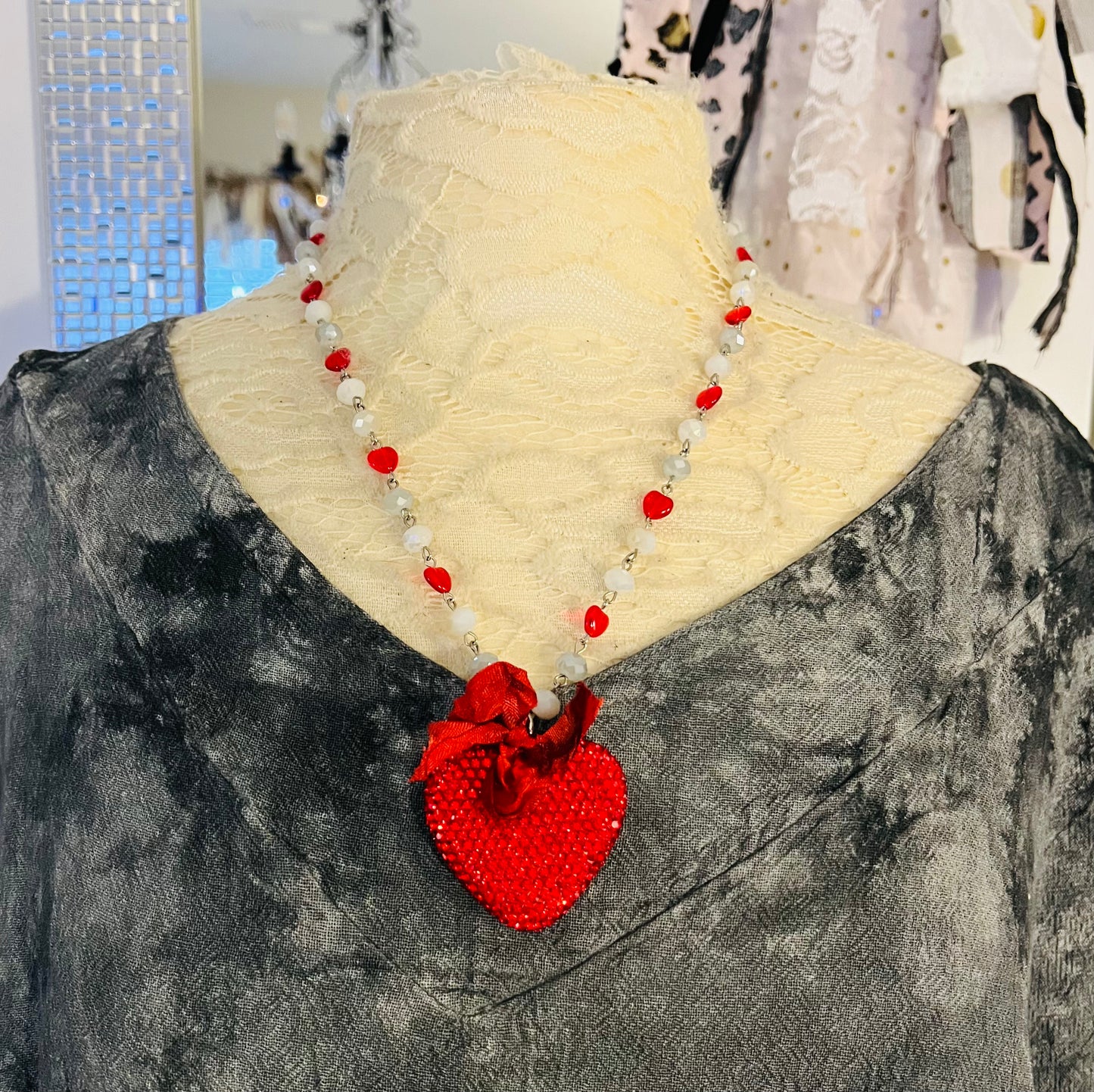Red Heart Necklace