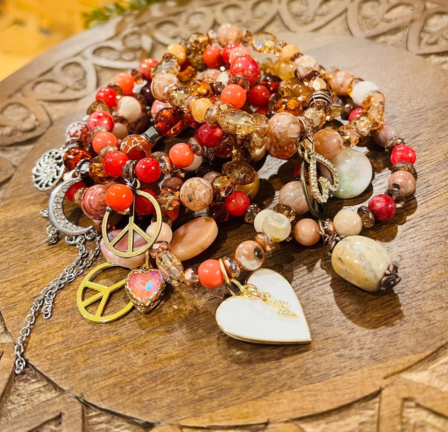 Just Peachy 9pc Stacker Set