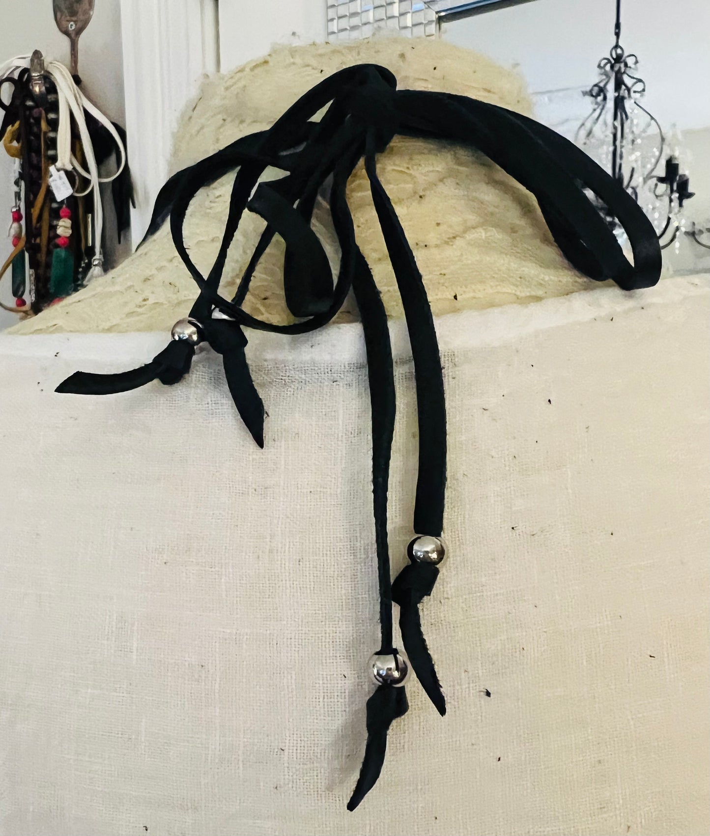 Red/Black Artisan Butterfly Necklace