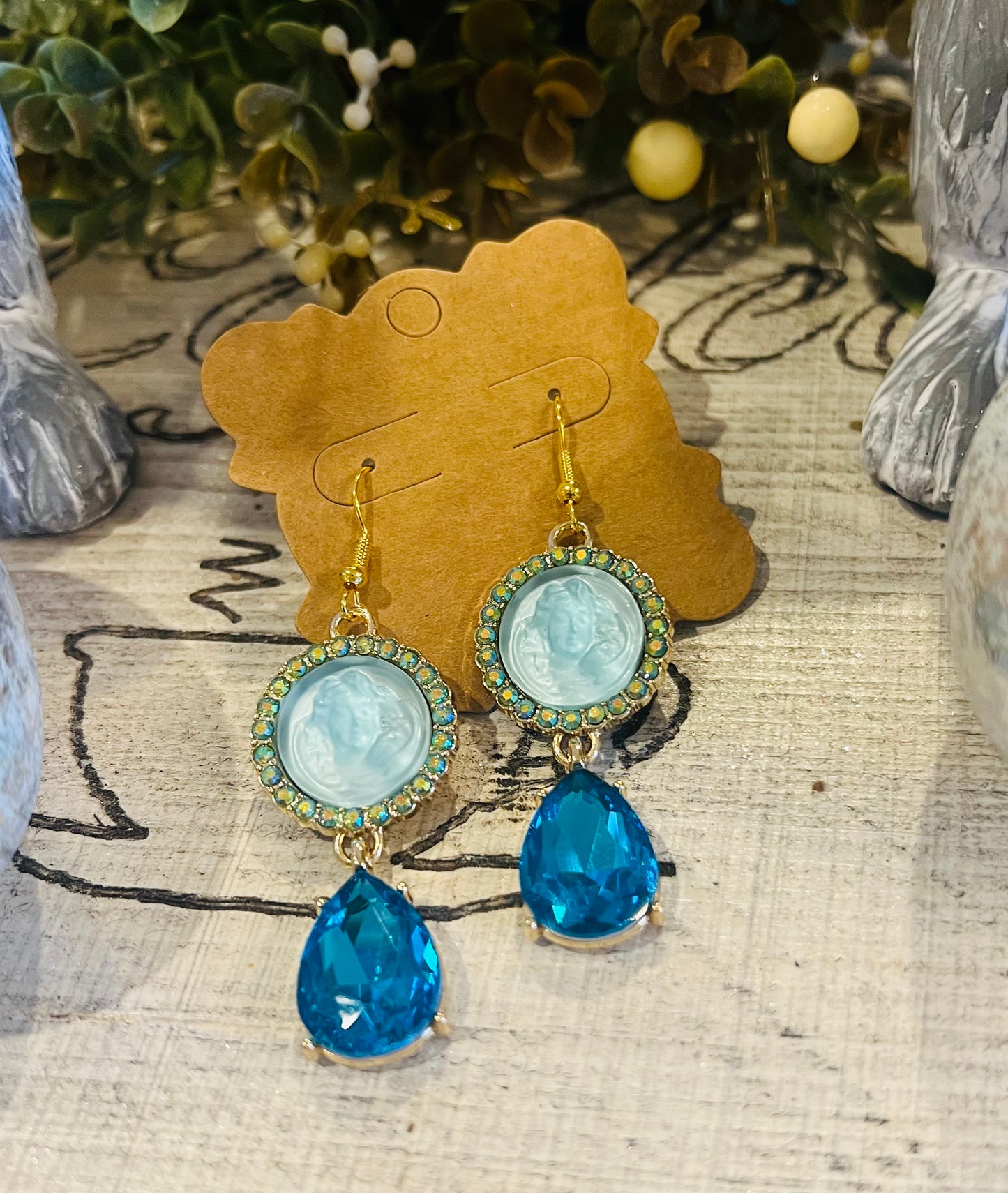 Blue Angel Earring