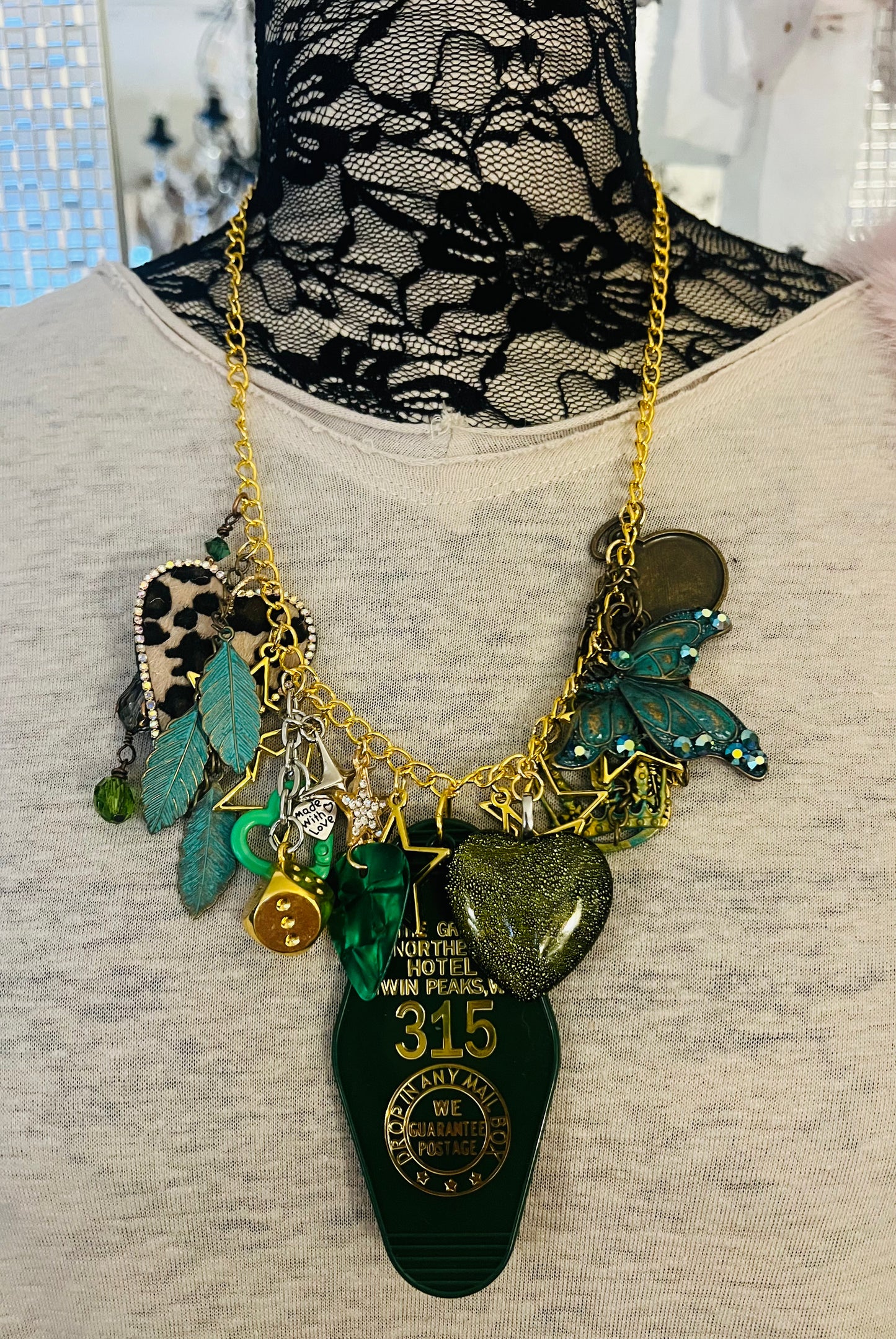 Twin Peaks Necklace