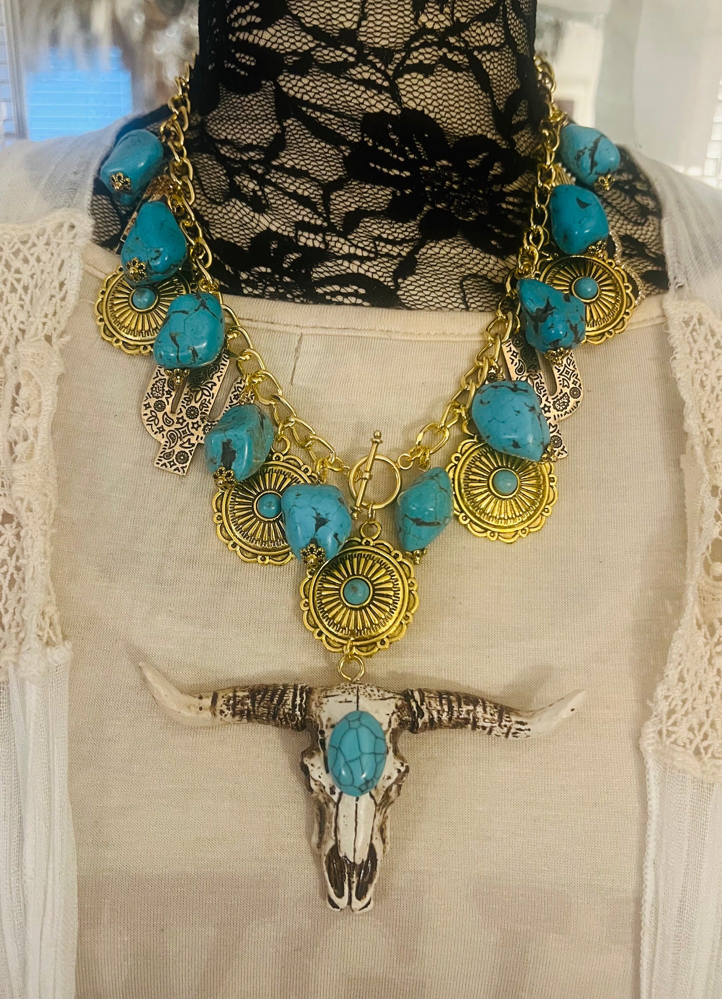 Blue Desert Necklace
