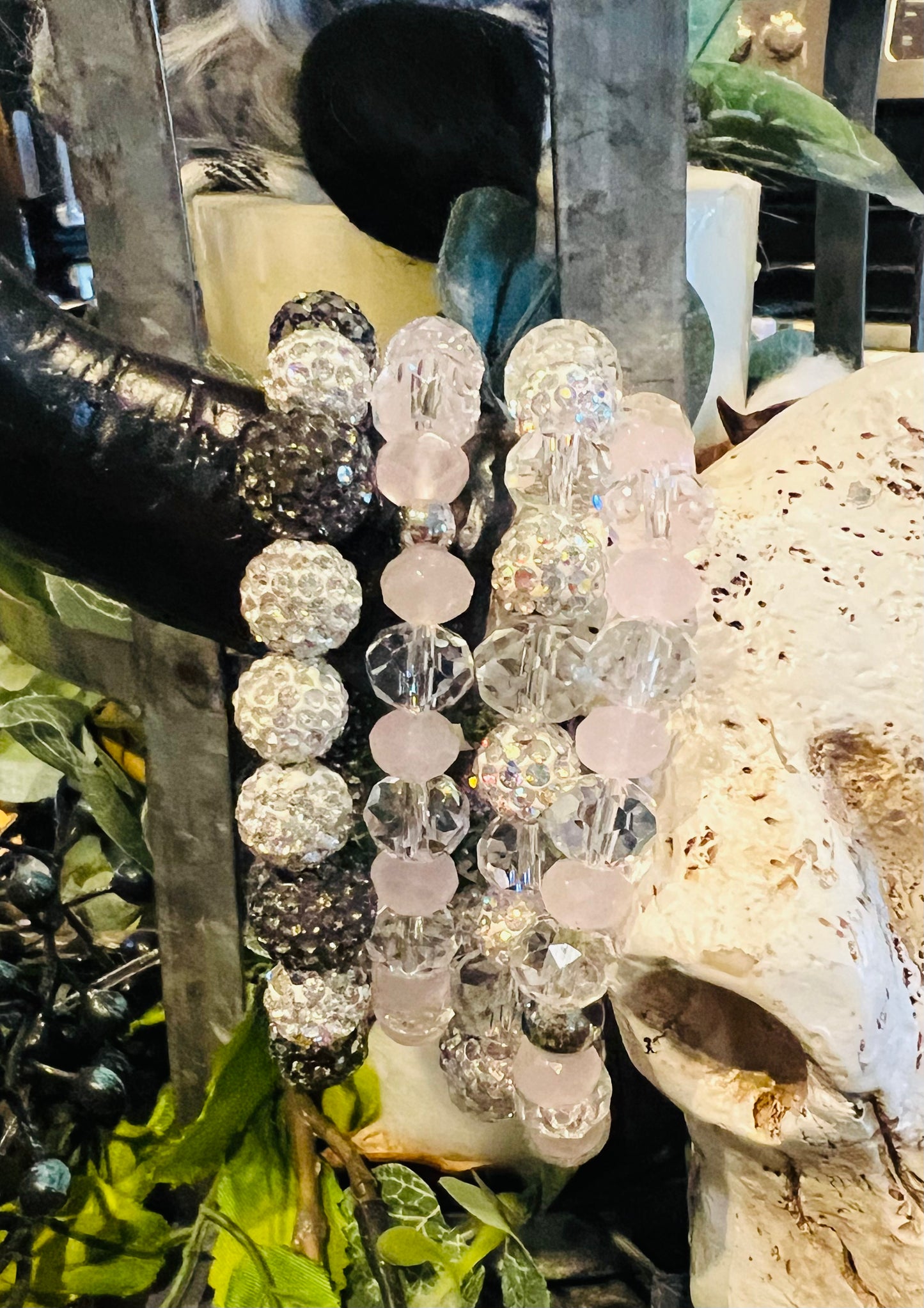 4pc Sparkle & Shine Stacker Bracelet Set