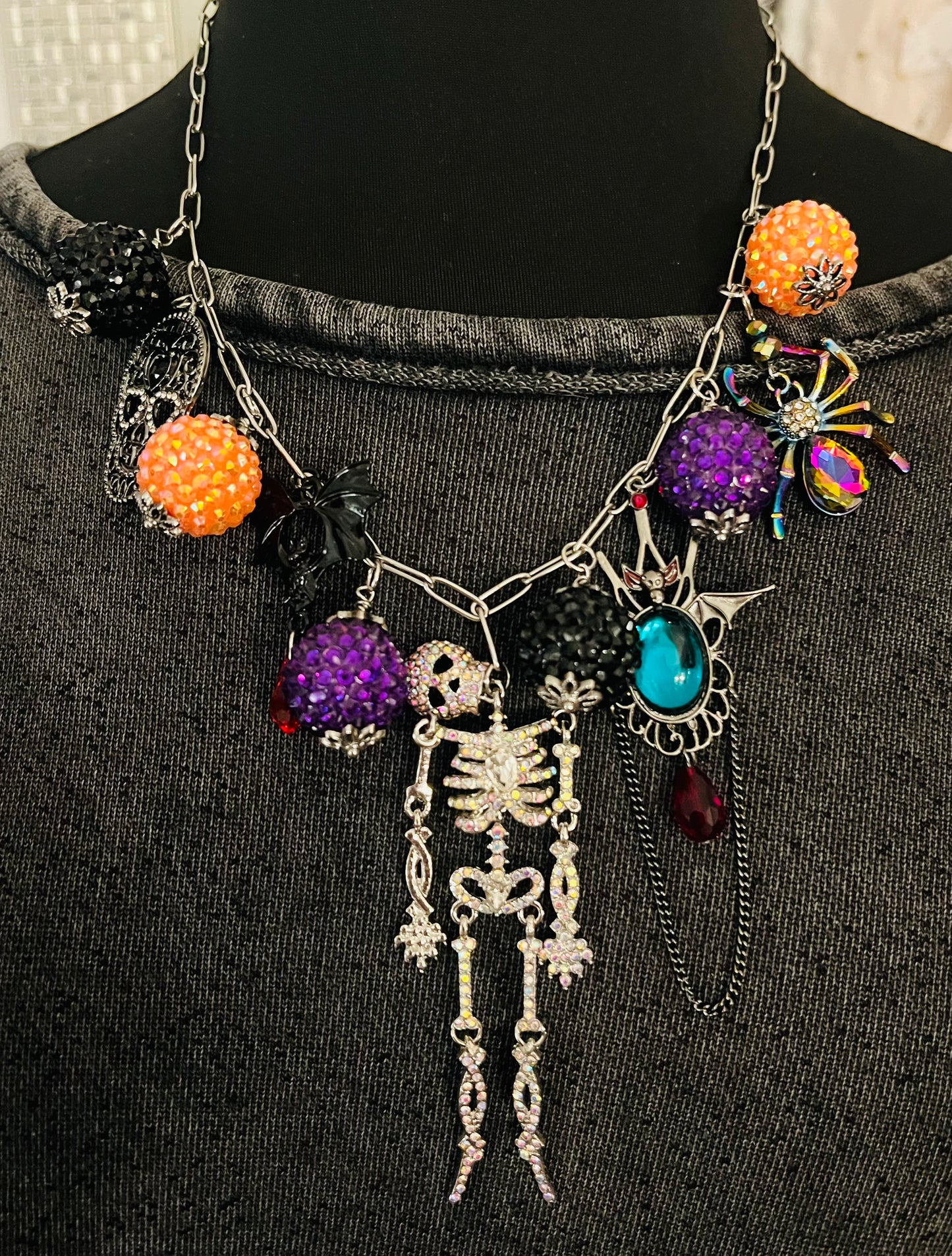 Colors of Halloween Necklace