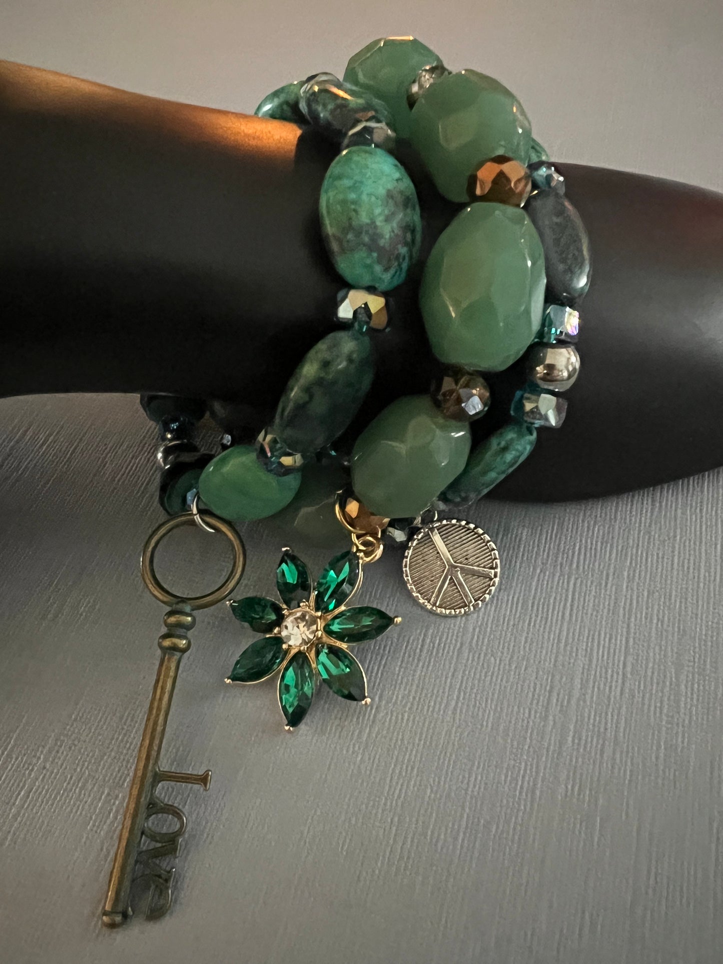 Green Day Bracelet Stacker Set