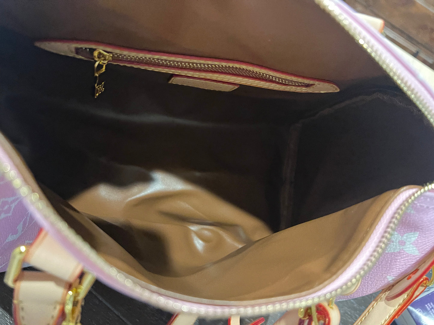 Pink LV Speedy 25 Dupe Handbag