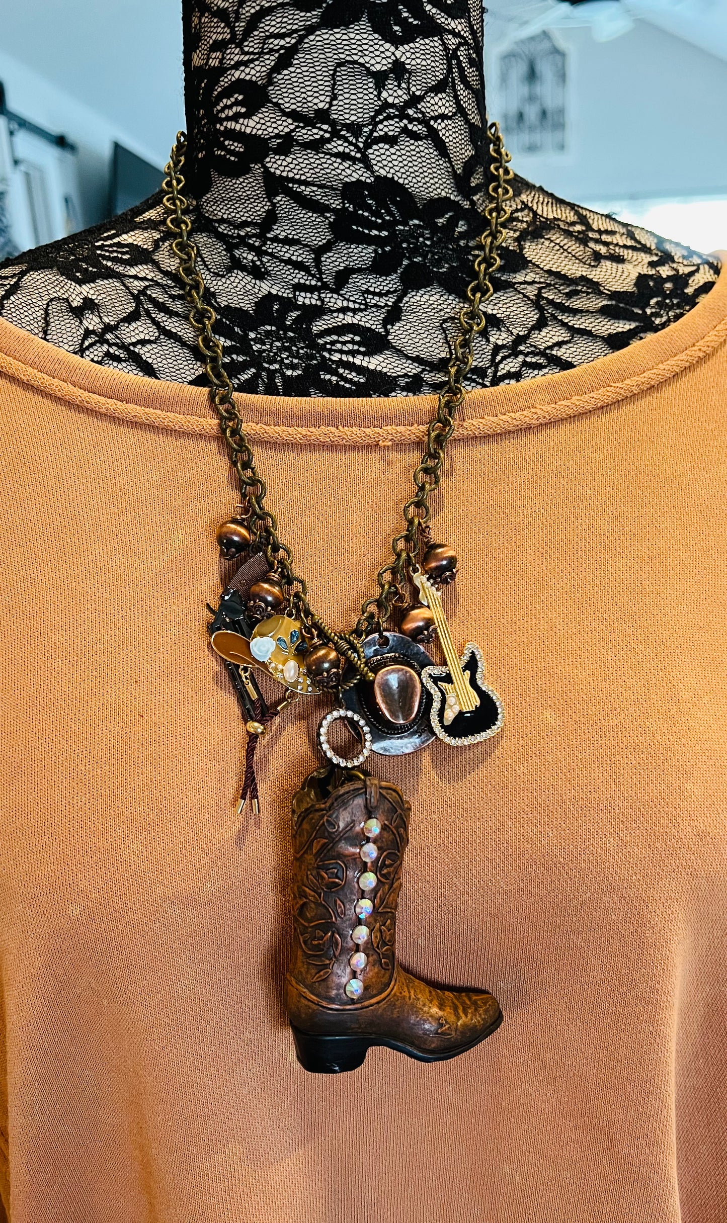 Boot Me Social Club Necklace