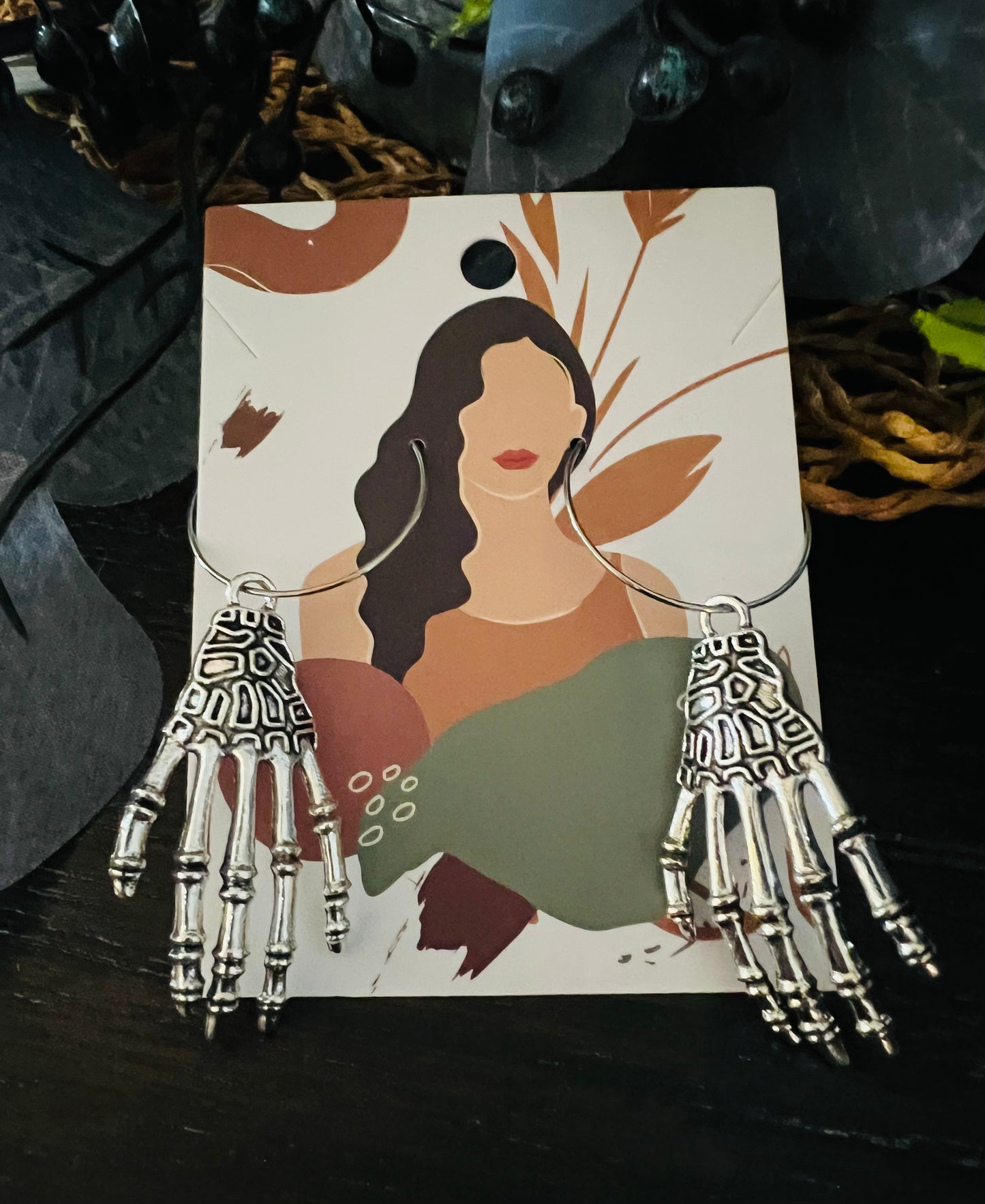 Skeleton Hands Earrings