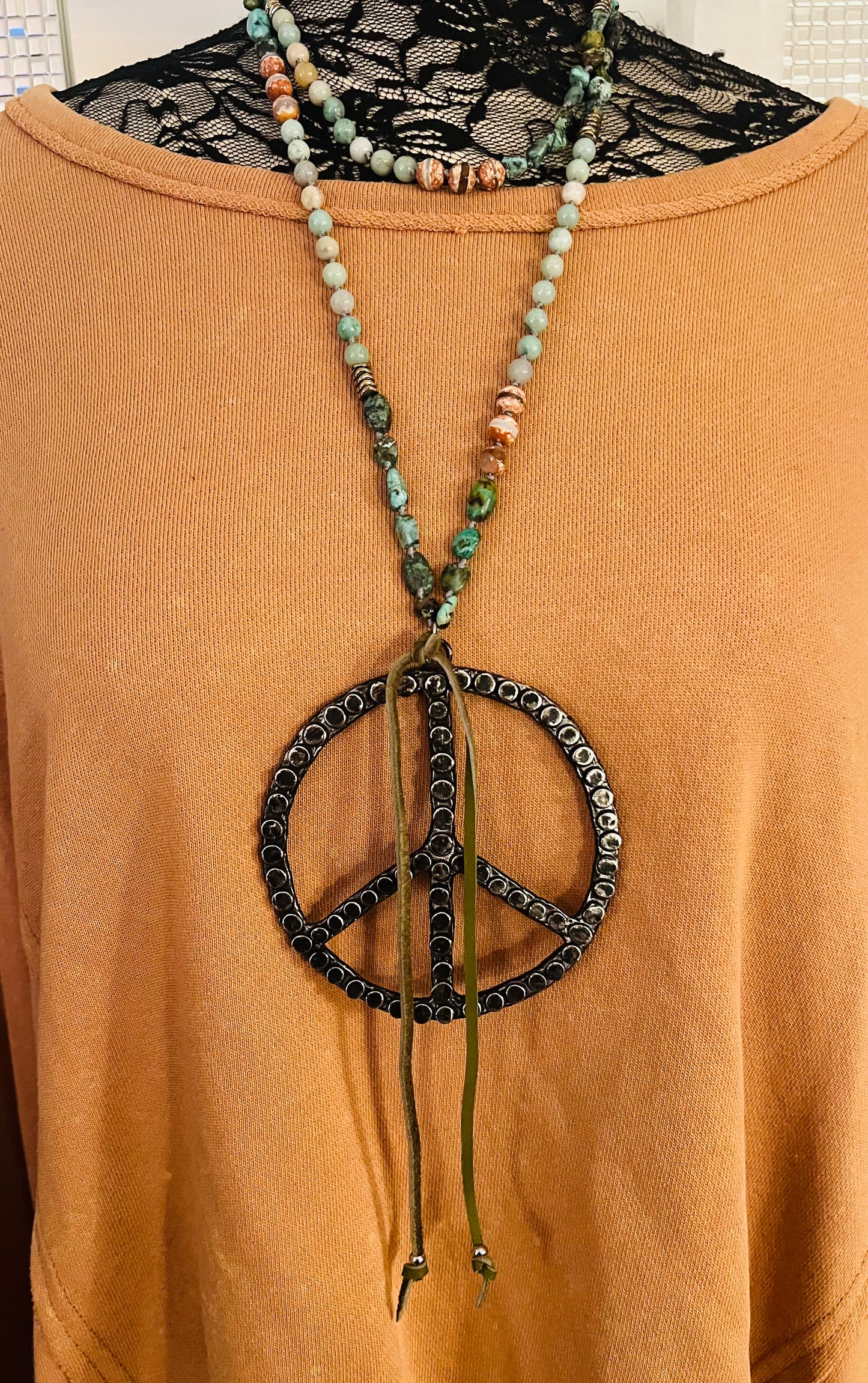 Peace Sign of the Times Necklace