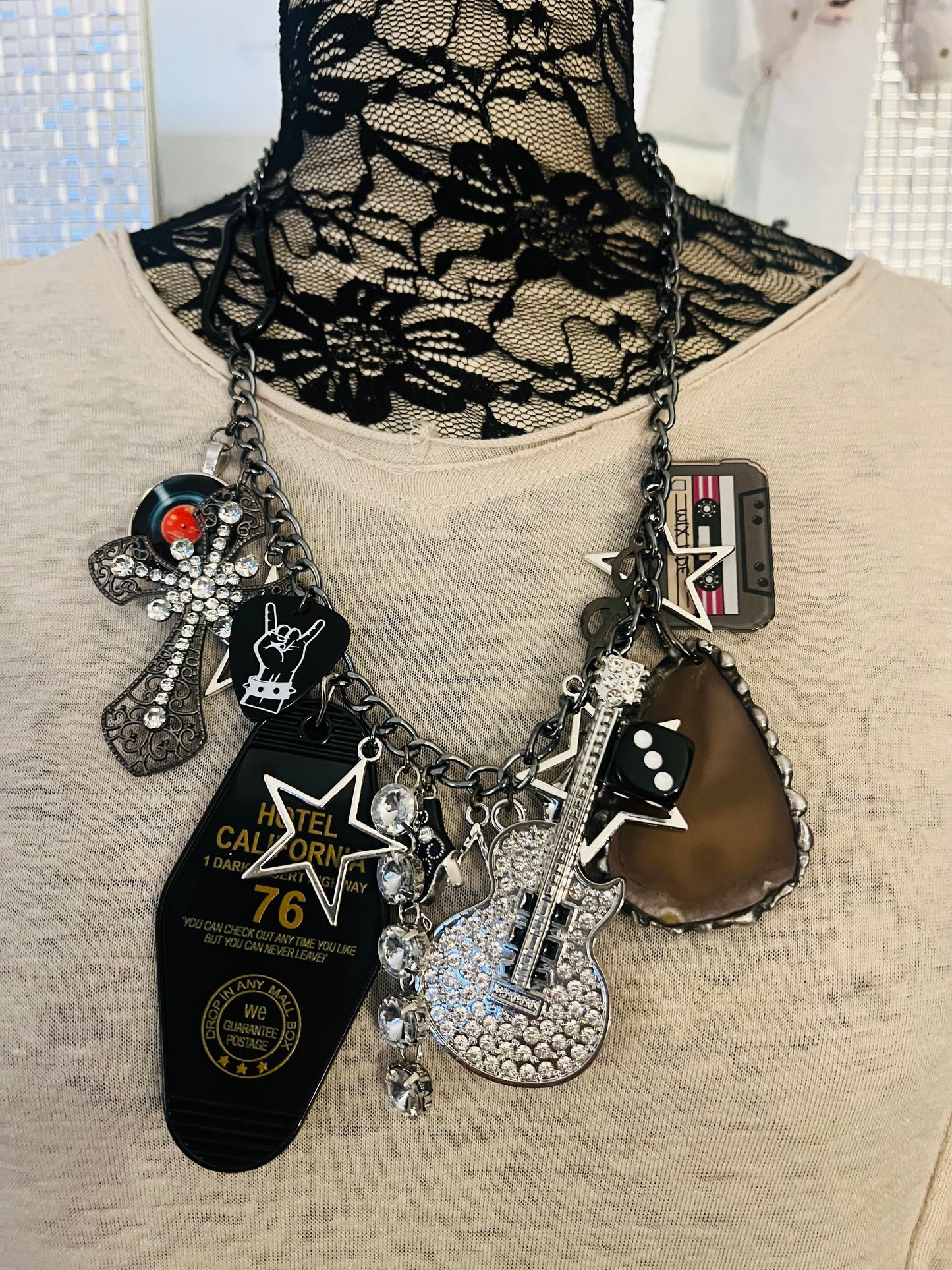 Hotel California Rock Necklace