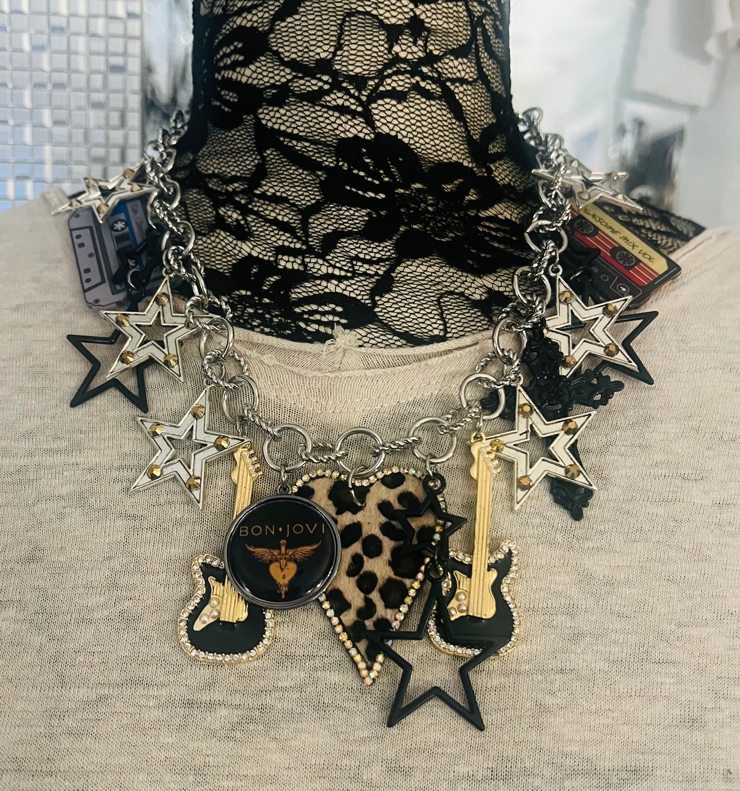 Bon Jovi Rocker Necklace