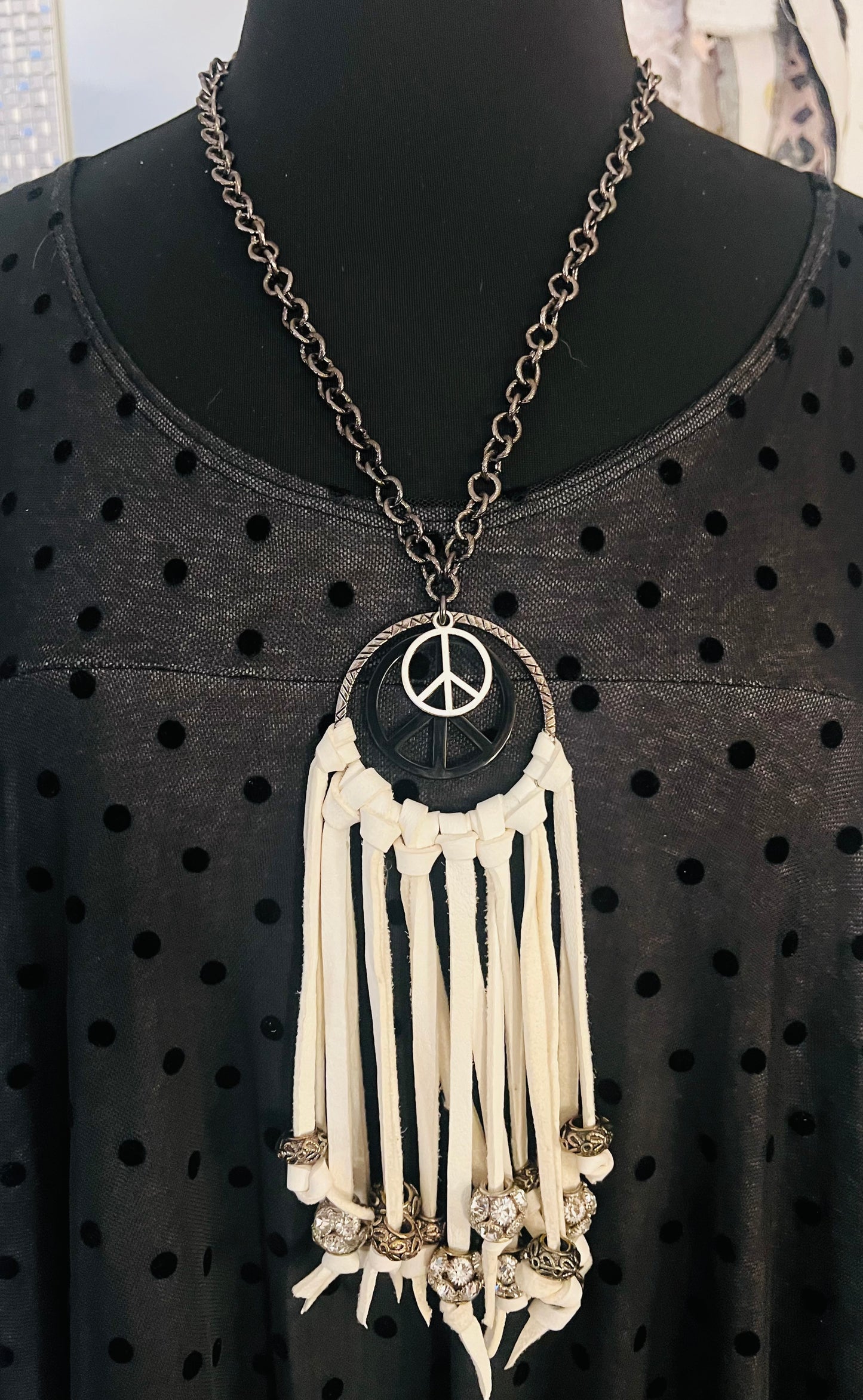 Dream catcher necklace
