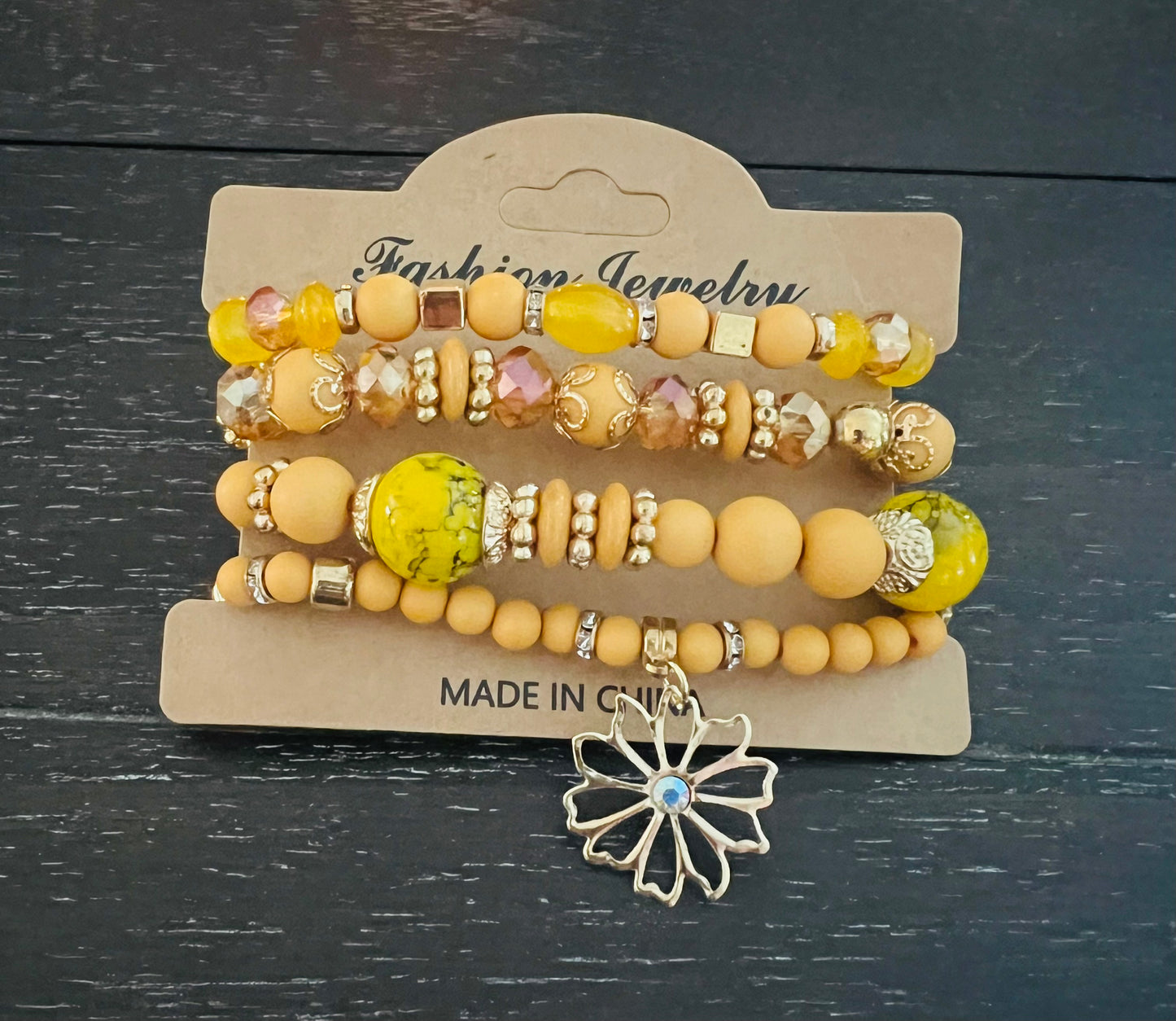 Mustard Yellow 4Pc. Stacker Set