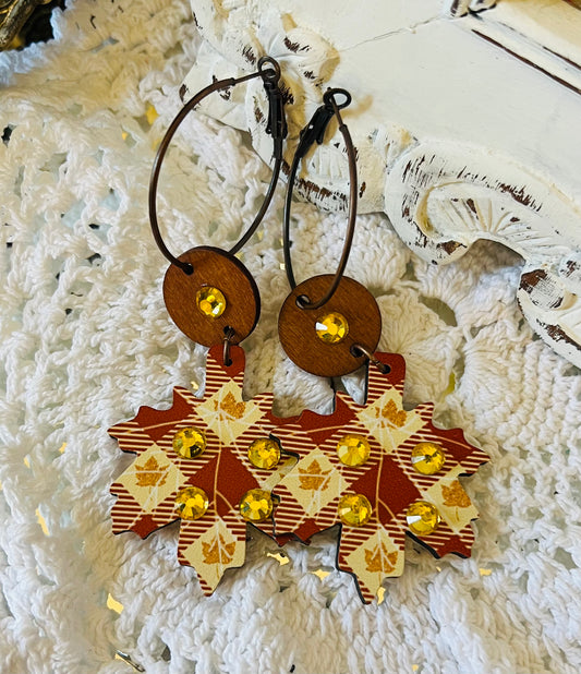 Maple Leaves Falling Earrings