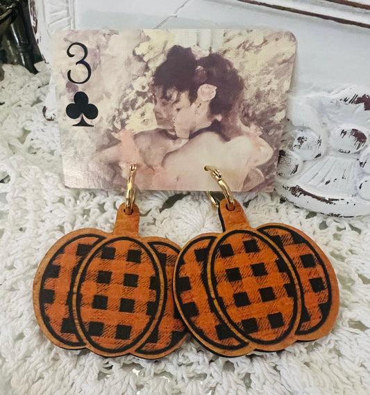 Checkered past Earrings