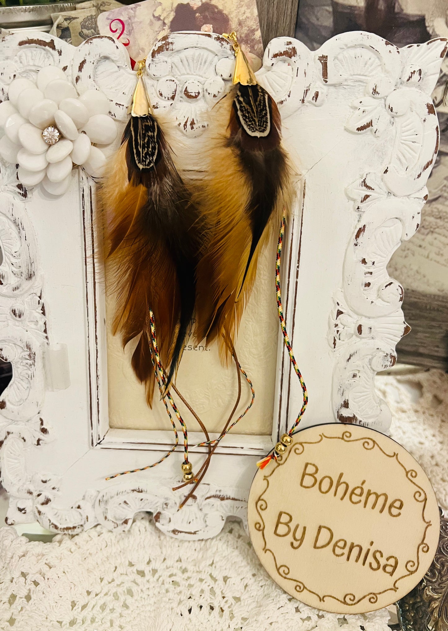 Boho Feather Earrings