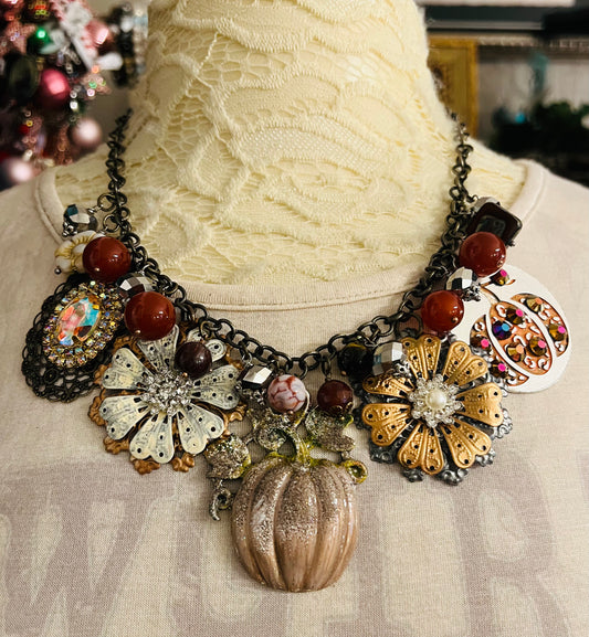 Fall of bling Necklace