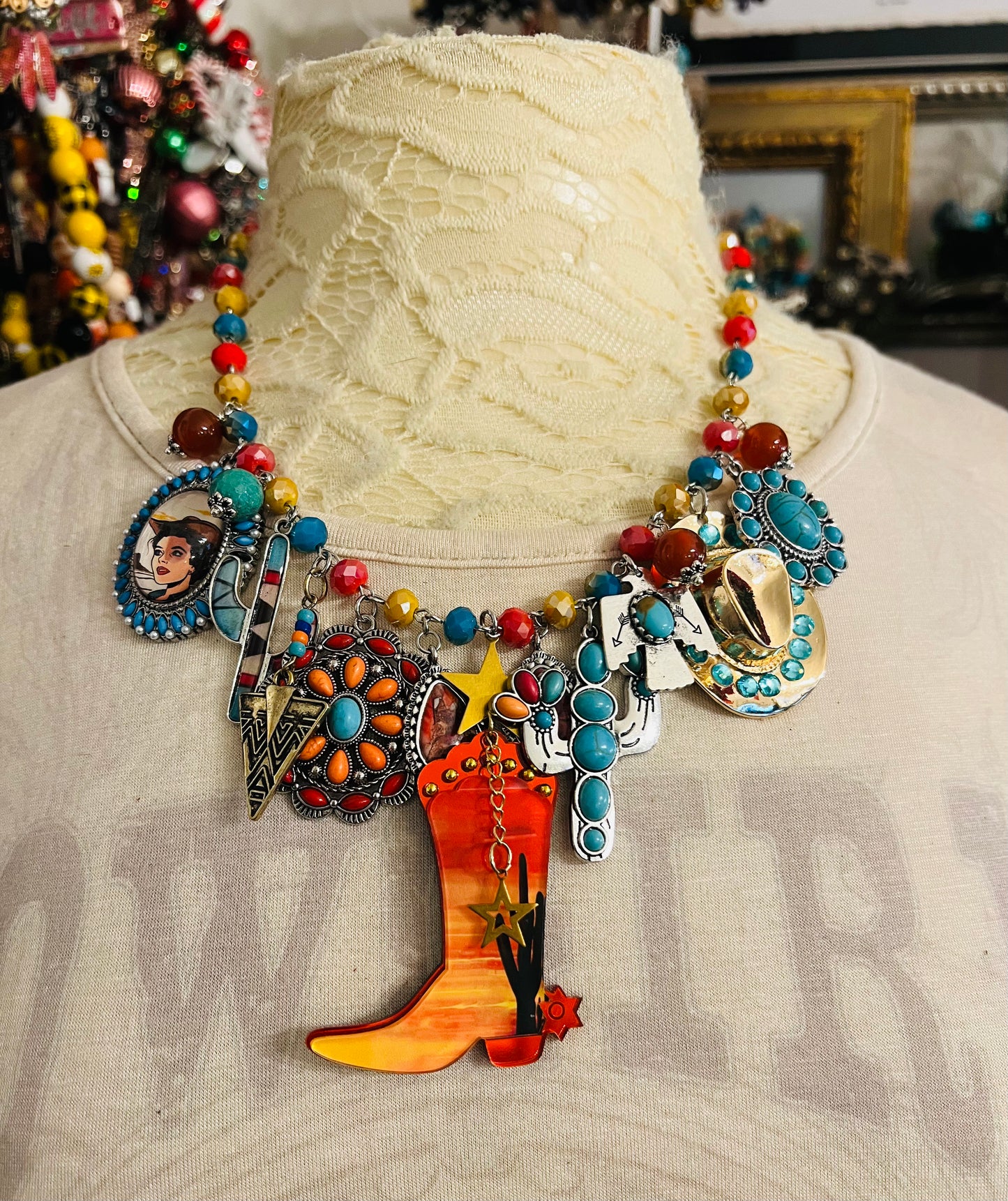 Southwestern Cowgirl Necklace