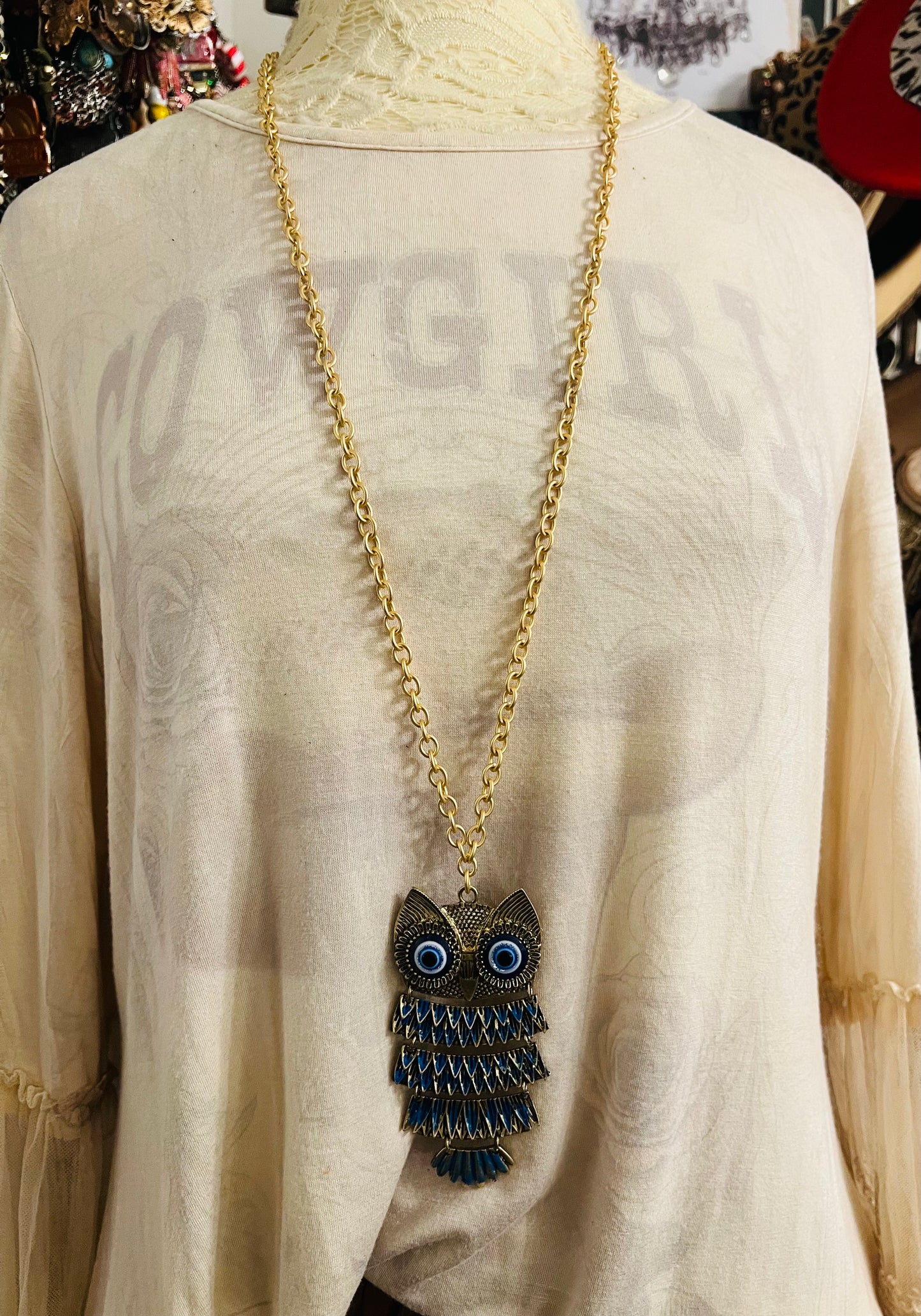 Owl Blue Eyes