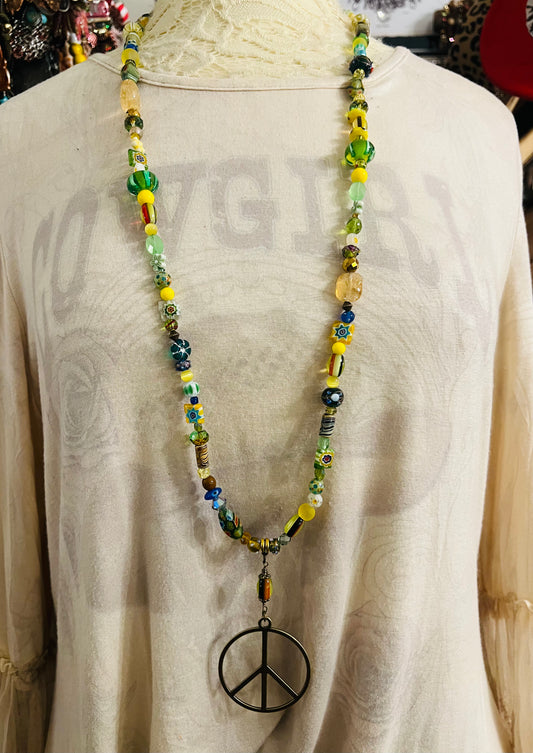 Green Peace Necklace