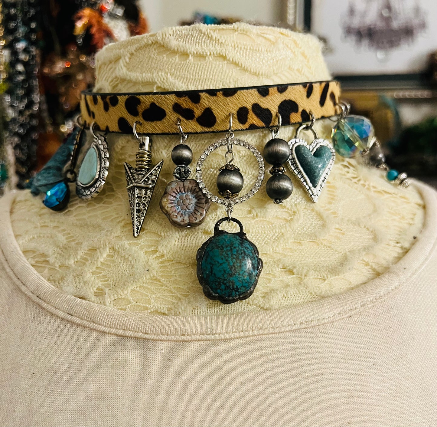 Leopard Love Choker