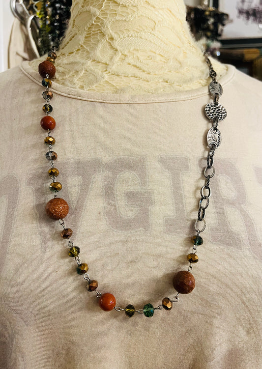 Mixed Media Beaded Chain