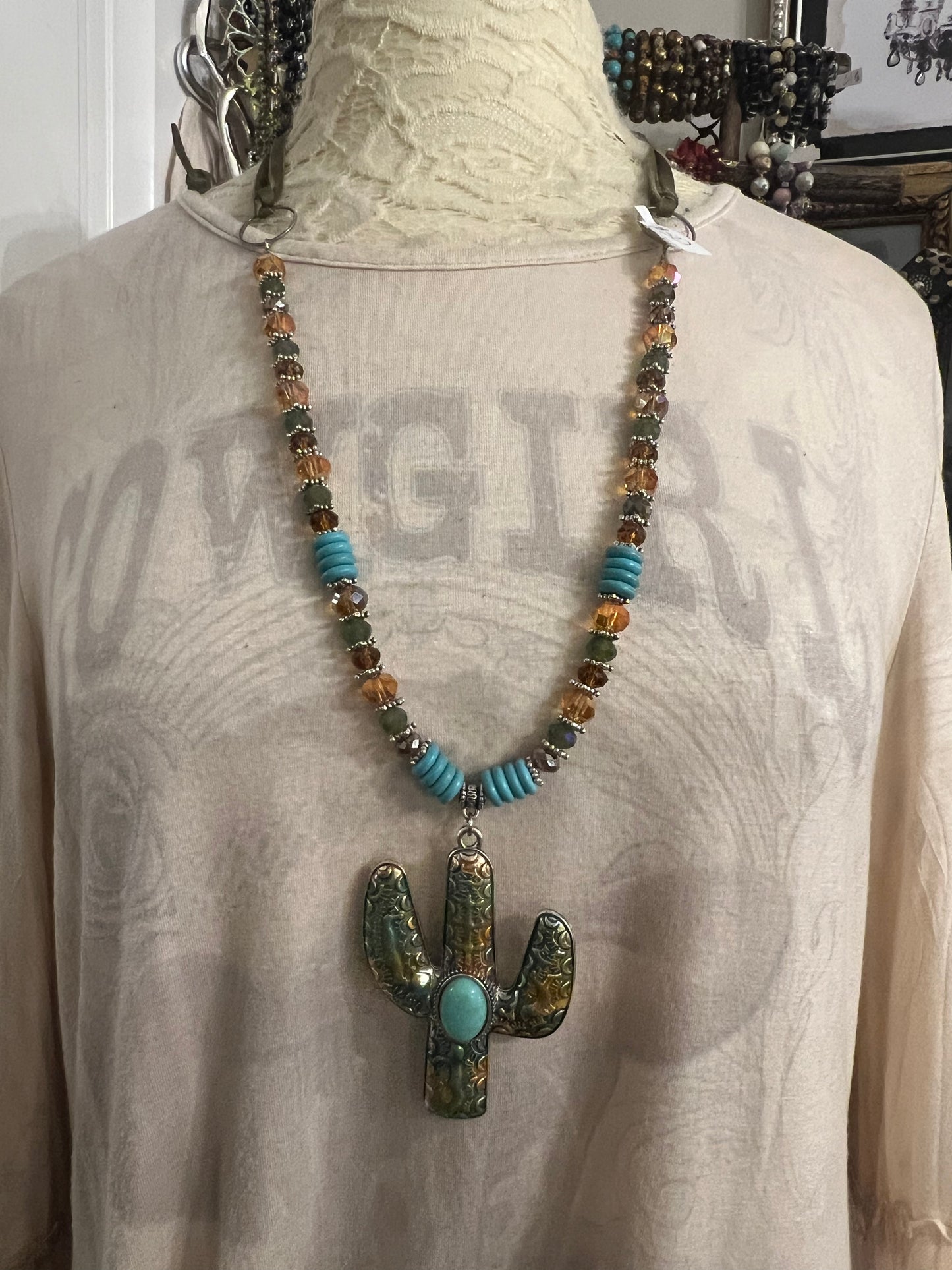 Desert Cactus Necklace