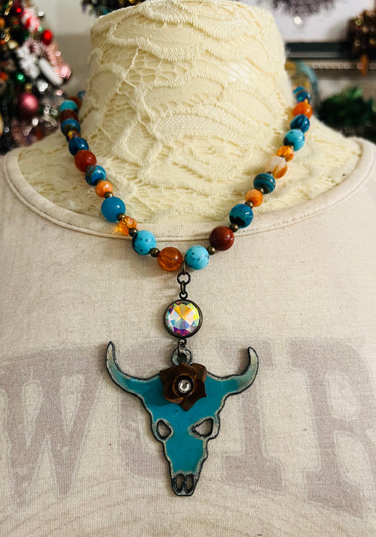 Boho Steer Necklace