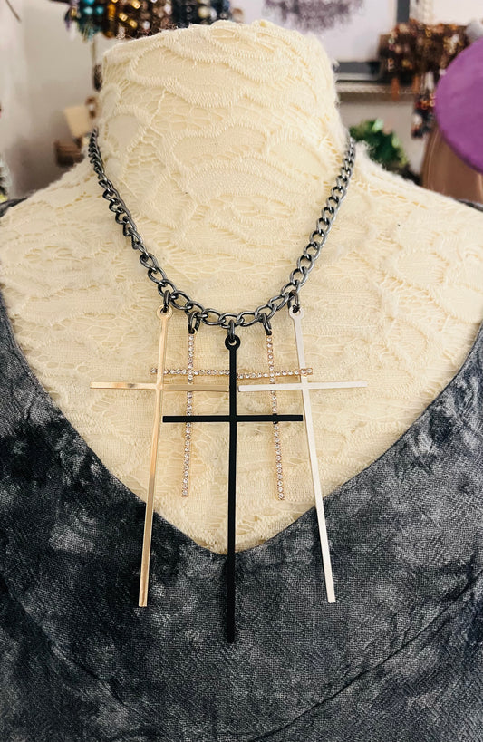 Crosses of Life Necklace