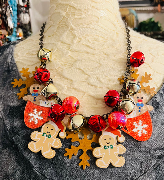 Gingerbread Fun Necklace