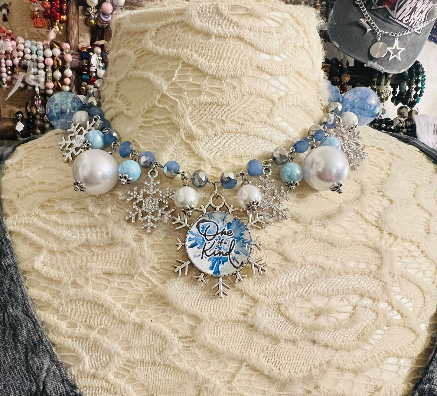 "One of a Kind" Snowflake Necklace