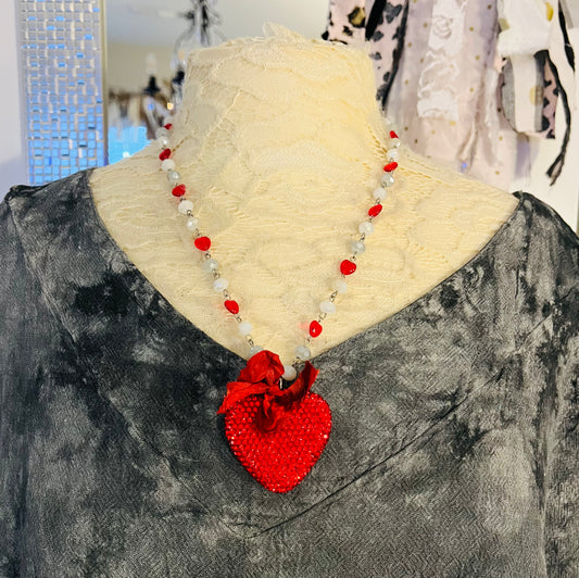 Red Heart Necklace