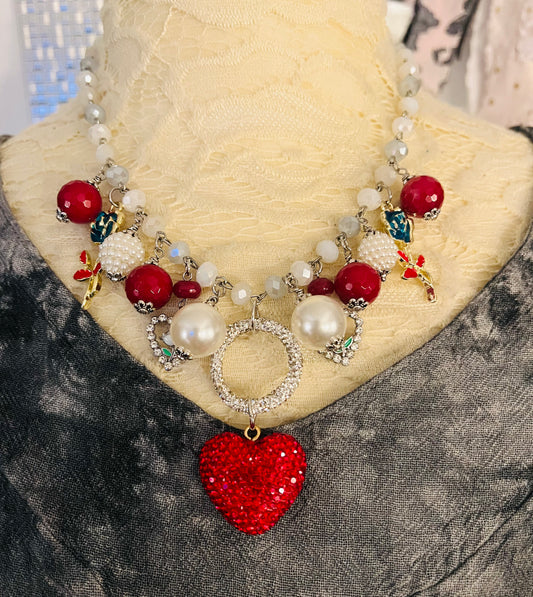 Red Heart Desire Necklace