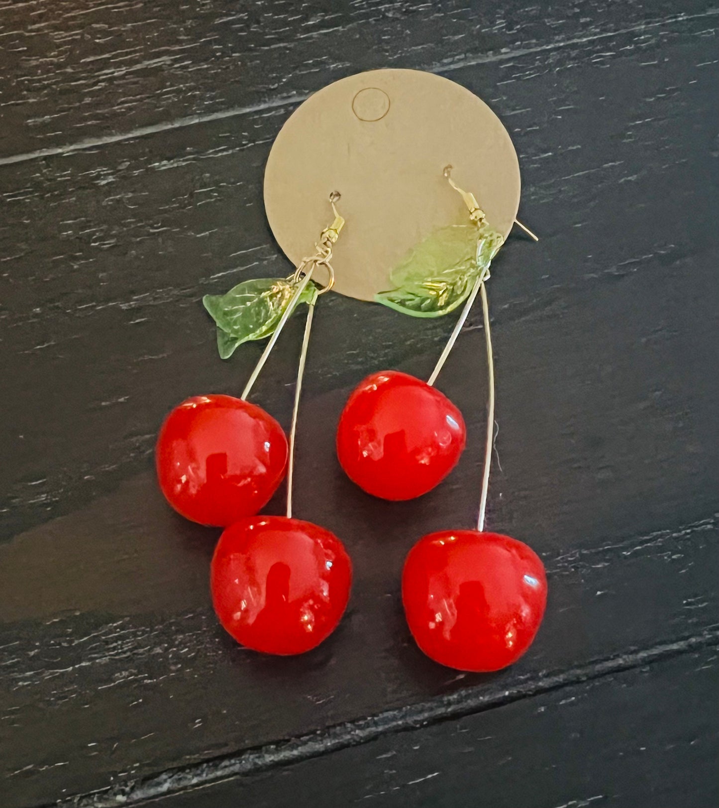 Cherry Drop Earrings