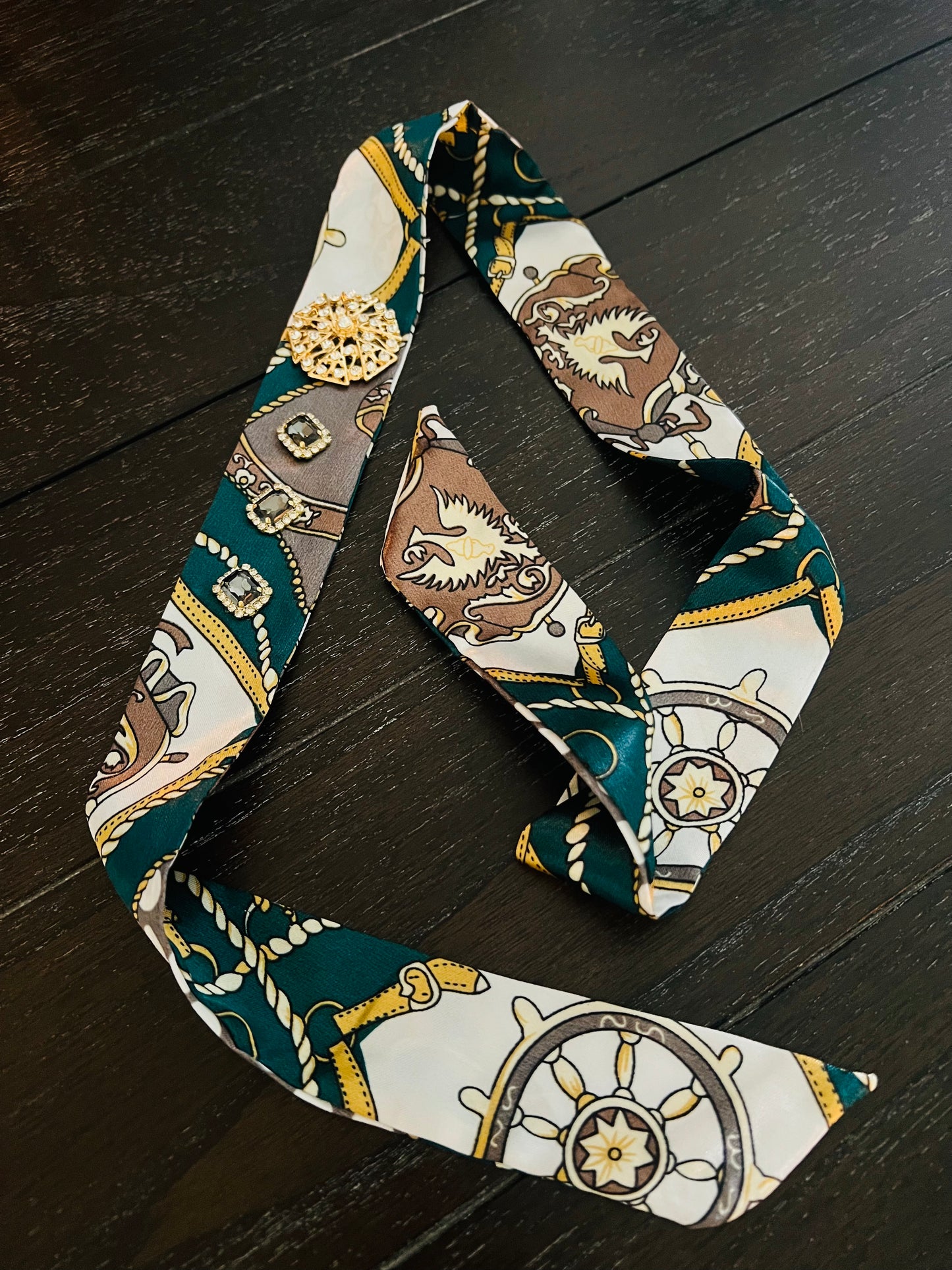 Green Mod Scarf