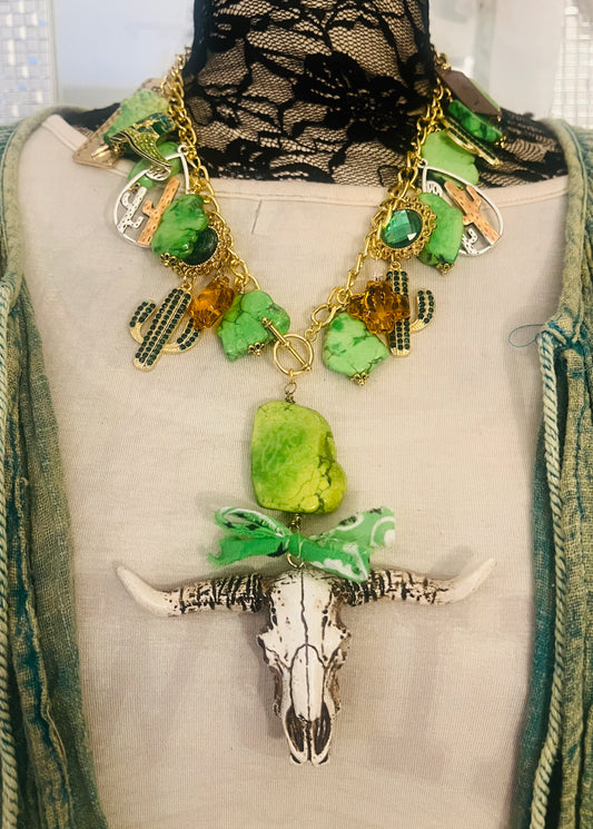Green Desert Necklace