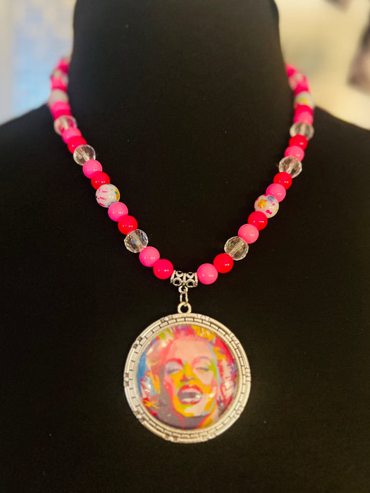 Marilyn In Color Necklace
