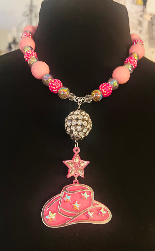 Bubble Bling Hat Necklace