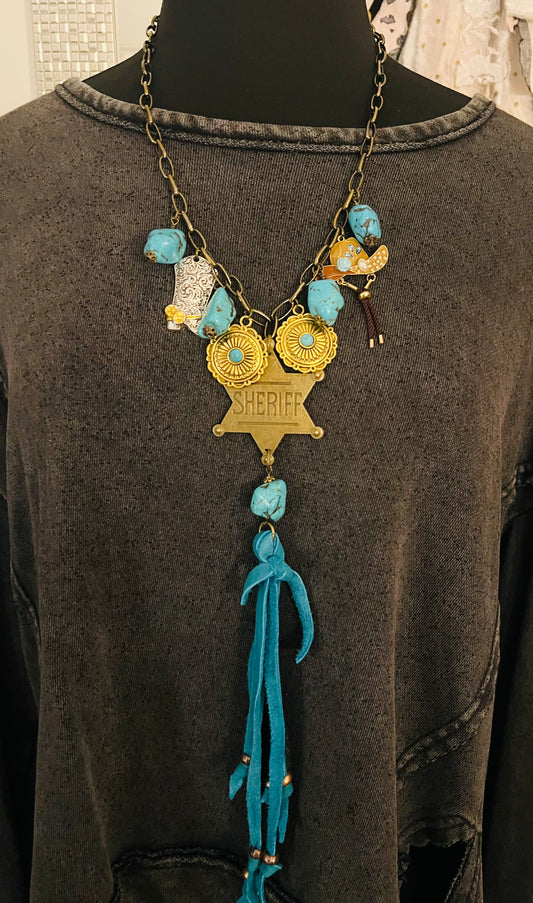 Sheriff Tassel Neckklace