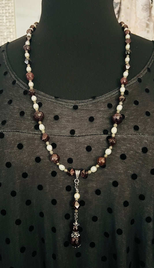 Lariat Pearl Necklace