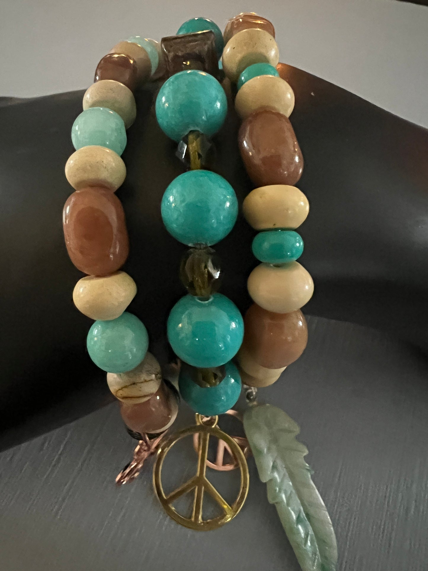River Rock Bracelet Stacker Set