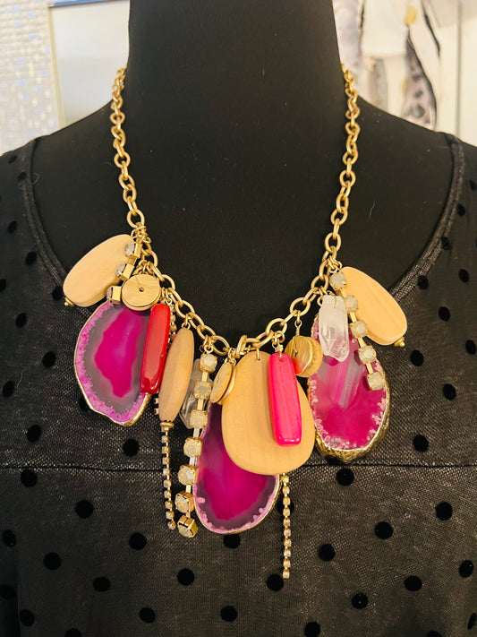 Pink Pony Necklace
