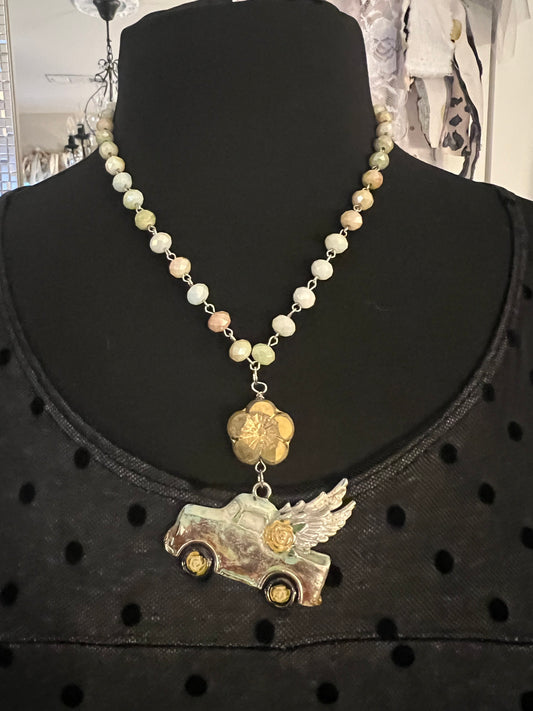 Angel Truck Necklace