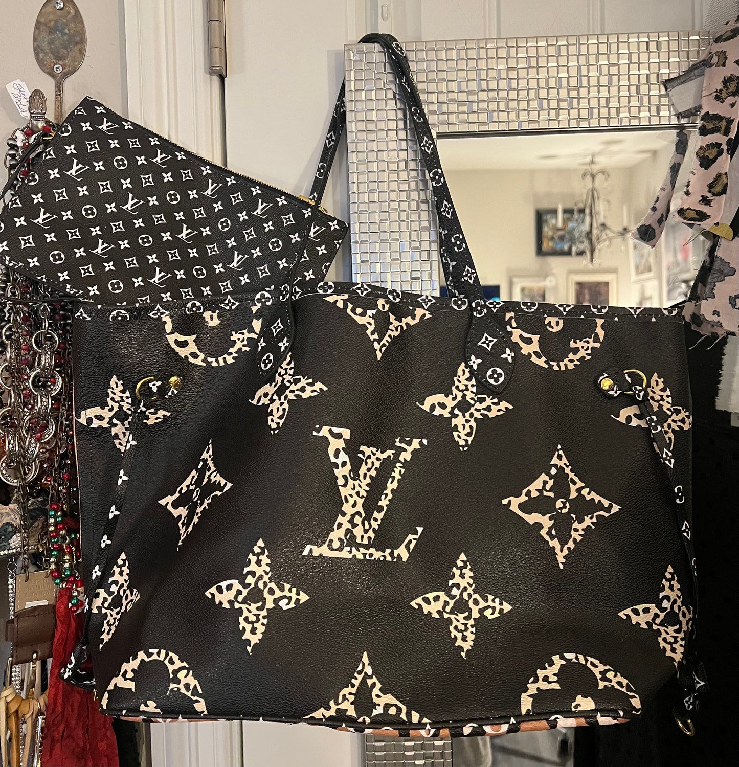 LV Dupe Tote Bag