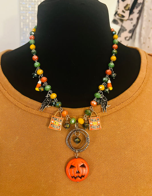Pumpkin Charm Necklace