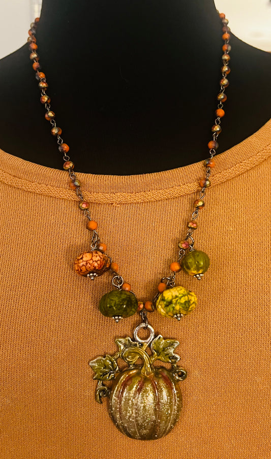 Pumpkin Patch Necklace