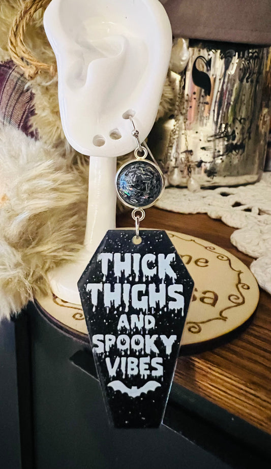 Thick Thighs & Spooky Vibes Earrings