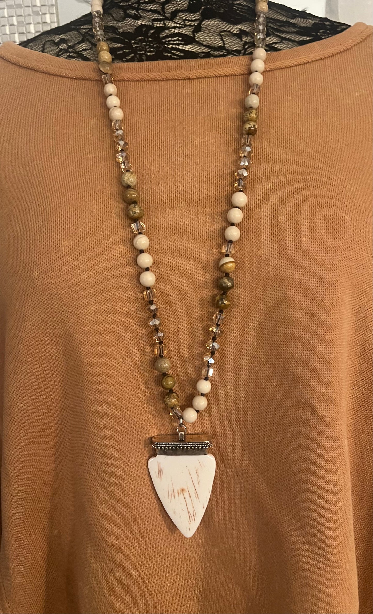 Arrow Down Necklace