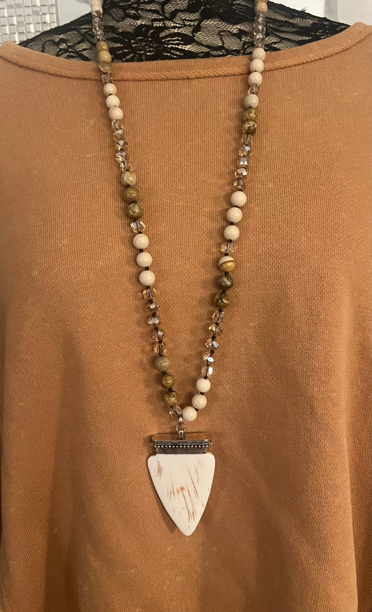 Arrow Down Necklace